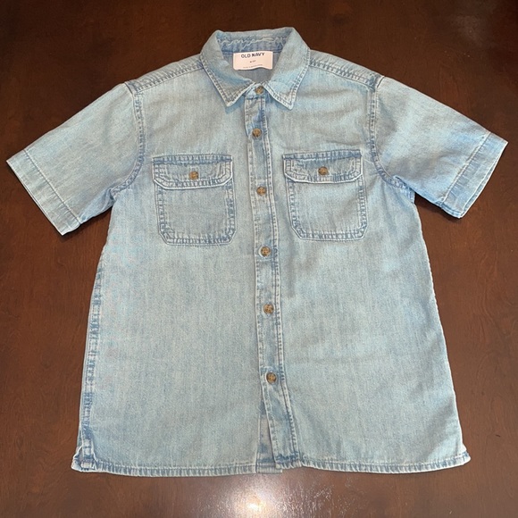 Old Navy Shirts & Tops Old Navy Buttonfront Denim Shirt Poshmark